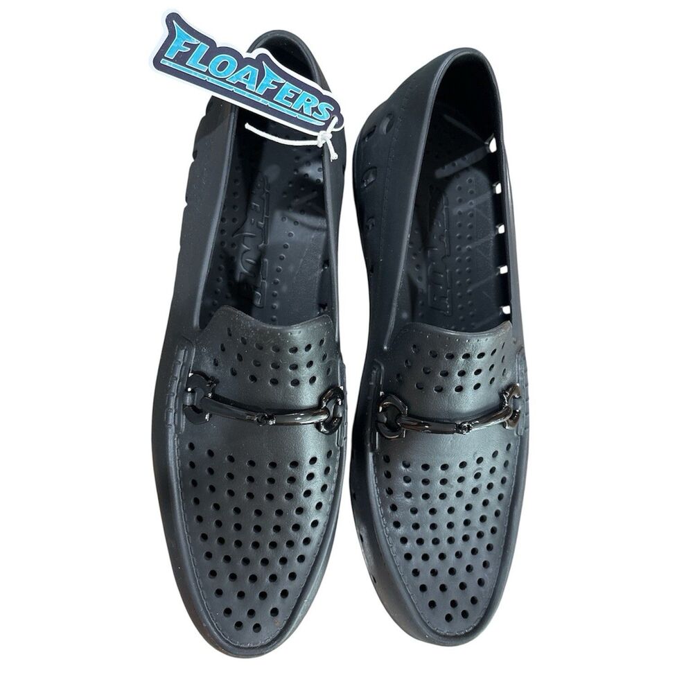 Floafers Chairman Bit Black Slip On Shoe Men's 8 NEW